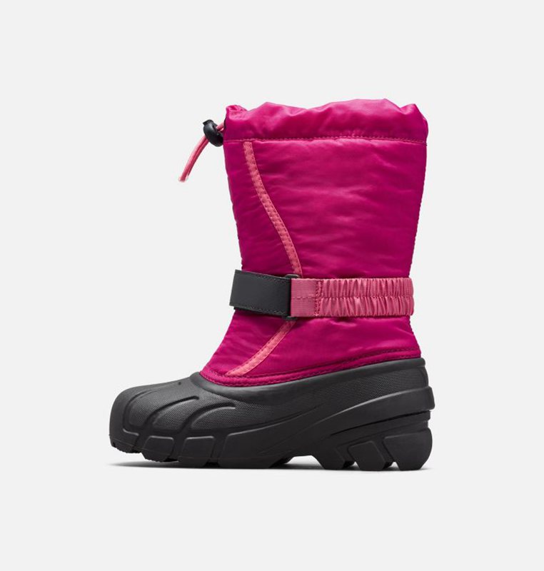 Sorel Barn Vinterkängor Rosa/Svarta - Youth Flurry™ - DET-367910